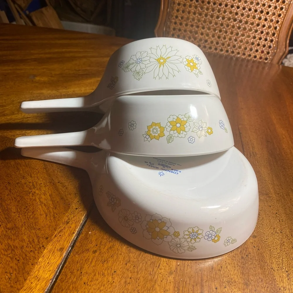 Corningware Floral Bouquet 3 pan set